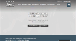 Desktop Screenshot of mattsdjservice.com
